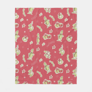 Dr. Seuss   Der Knackpunkt   Rotes Weihnachtsmuste Fleecedecke