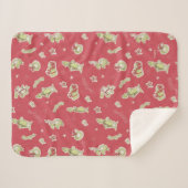 Dr. Seuss | Der Knackpunkt | Rotes Weihnachtsmuste Sherpadecke (Vorderseite (Horizontal))