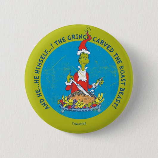 Dr. Seuss | Der Knackpunkt | Weihnachtsgebäck Button (Vorderseite)
