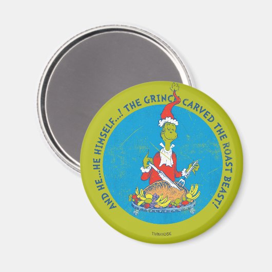 Dr. Seuss | Der Knackpunkt | Weihnachtsgebäck Magnet (Vorderseite/Rückseite)