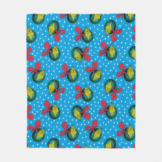 Dr. Seuss | Der Knackpunkt | Weihnachtsmuster Fleecedecke (Vorderseite)