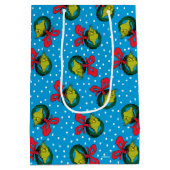 Dr. Seuss | Der Knackpunkt | Weihnachtsmuster Mittlere Geschenktüte (Rückseite)