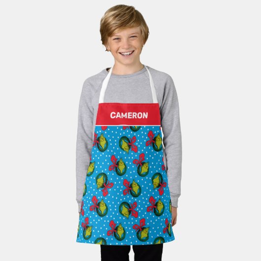 Dr. Seuss | Der Knackpunkt | Weihnachtsmuster Schürze (Getragen)