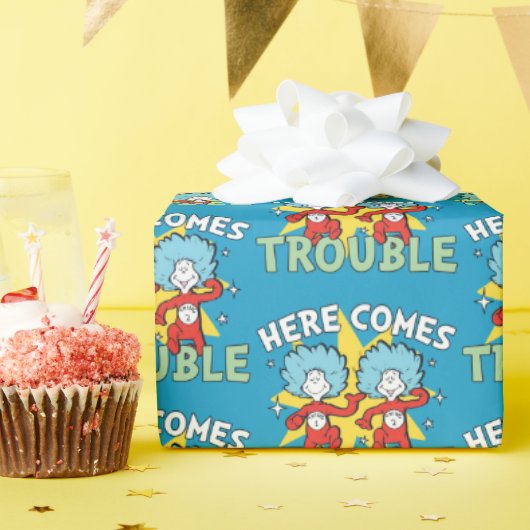 Dr. Seuss | Die eine Sache hier kommt aus Schwieri Geschenkpapier (Geburtstagsparty)