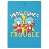 Dr. Seuss | Die eine Sache hier kommt aus Schwieri Klemmbrett (Rückseite)