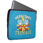 Dr. Seuss | Die eine Sache hier kommt aus Schwieri Laptopschutzhülle (Vorne Rechts)