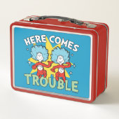 Dr. Seuss | Die eine Sache hier kommt aus Schwieri Metall Brotdose (Rückseite)