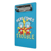 Dr. Seuss | Die eine Sache hier kommt aus Schwieri Mini Klemmbrett (Gewinkelt2)