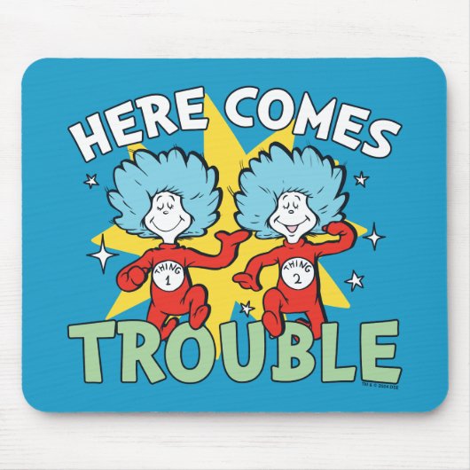 Dr. Seuss | Die eine Sache hier kommt aus Schwieri Mousepad (Vorne)