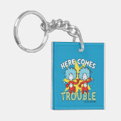 Dr. Seuss | Die eine Sache hier kommt aus Schwieri Schlüsselanhänger (Vorderseite links)