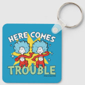 Dr. Seuss | Die eine Sache hier kommt aus Schwieri Schlüsselanhänger (Rückseite)