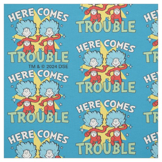 Dr. Seuss | Die eine Sache hier kommt aus Schwieri Stoff (Muster)