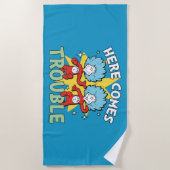 Dr. Seuss | Die eine Sache hier kommt aus Schwieri Strandtuch (Vorderseite)