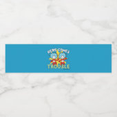 Dr. Seuss | Die eine Sache hier kommt aus Schwieri Wasserflaschenetikett (Einzelnes Label)