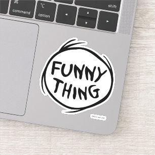 Dr. Seuss   Die eine Sache zwei - die lustige Sach Aufkleber