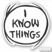 Dr. Seuss | Die eine Sache zwei - ich weiß, was Aufkleber (Vorderseite)