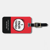 Dr. Seuss | Die eine Sache zwei - ich weiß, was Gepäckanhänger (Vorderseite horizontal)