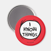 Dr. Seuss | Die eine Sache zwei - ich weiß, was Magnet (Vorderseite/Rückseite)