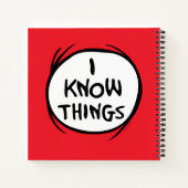 Dr. Seuss | Die eine Sache zwei - ich weiß, was Notizblock (Rückseite)