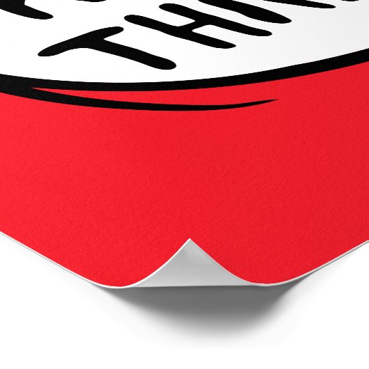 Dr. Seuss | Die eine Sache zwei - ich weiß, was Poster (Ecke)