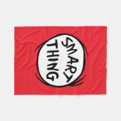 Dr. Seuss | Die eine Sache zwei - Kluges, Fleecedecke (Vorderseite (Horizontal))