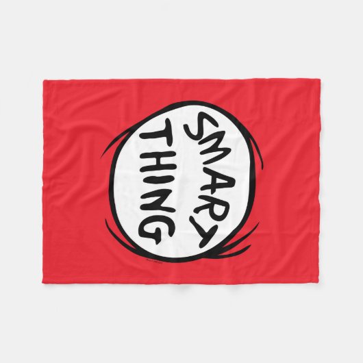 Dr. Seuss | Die eine Sache zwei - Kluges, Fleecedecke (Vorderseite (Horizontal))