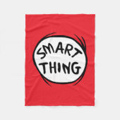 Dr. Seuss | Die eine Sache zwei - Kluges, Fleecedecke (Vorderseite)