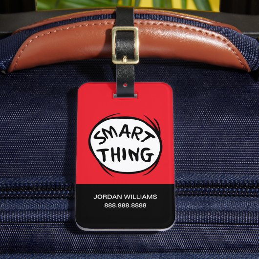 Dr. Seuss | Die eine Sache zwei - Kluges, Gepäckanhänger (Vorderseite Insitu 2)