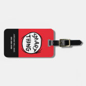 Dr. Seuss | Die eine Sache zwei - Kluges, Gepäckanhänger (Vorderseite horizontal)