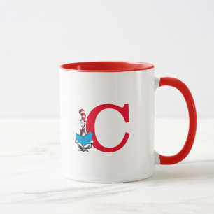 Dr. Seuss Die Katze im Hut - Lesemonogramm C Tasse