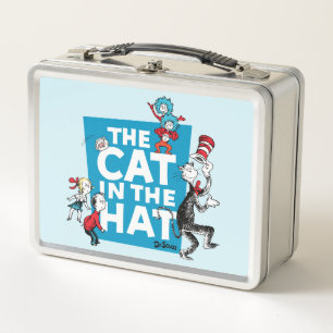Dr. Seuss   Die Katze im Hut-Logo - Figuren Metall Brotdose