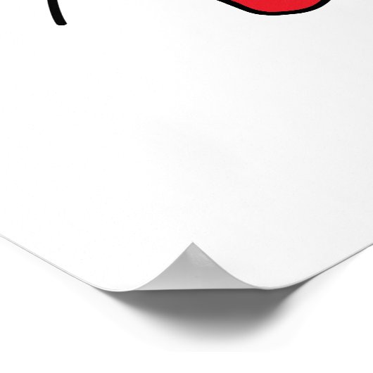 Dr. Seuss | Die Katze im Hut - Nana Ich bin Poster (Ecke)