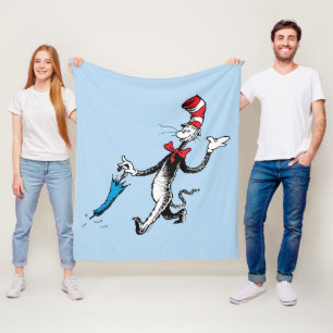 Dr. Seuss   Die Katze im Hut Regenschirm Spazierga Fleecedecke
