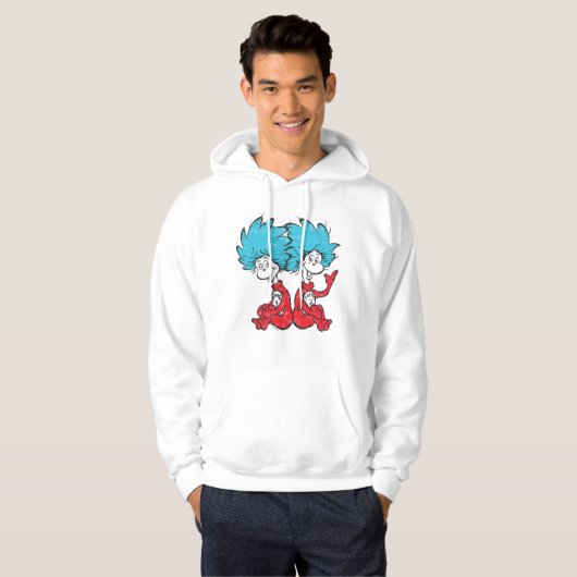 Dr. Seuss| Die Katze im Hut - Sache 1, Sache 2 Hoodie (Vorne ganz)