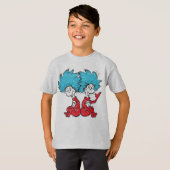 Dr. Seuss| Die Katze im Hut - Sache 1, Sache 2 T-Shirt (Vorne ganz)