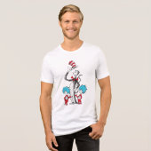 Dr. Seuss | Die Katze im Hut, Sache 1 & Sache 2 Tri-Blend Shirt (Vorderseite voll)