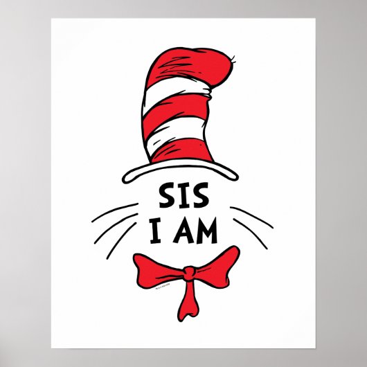 Dr. Seuss | Die Katze im Hut - Sis Ich bin Poster (Vorne)