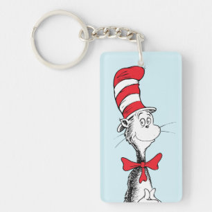 Dr. Seuss Die Katze im Hut steht stolz Schlüsselanhänger