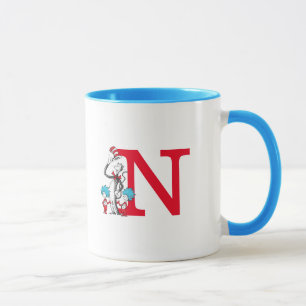 Dr. Seuss Die Katze im Hut, Thing One Monogramm N Tasse