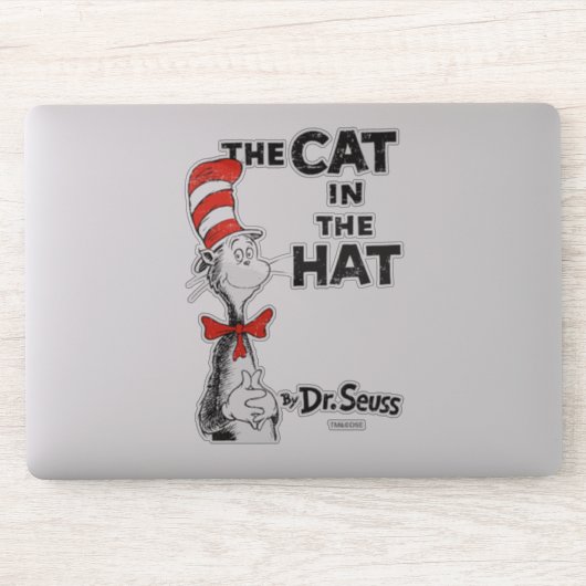 Dr. Seuss| Die Katze im Hutbuch Aufkleber (Computer)