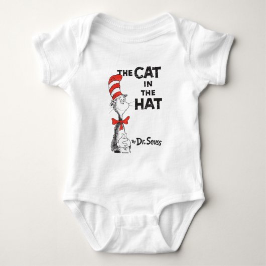 Dr. Seuss | Die Katze im Hutbuch Baby Strampler (Vorderseite)