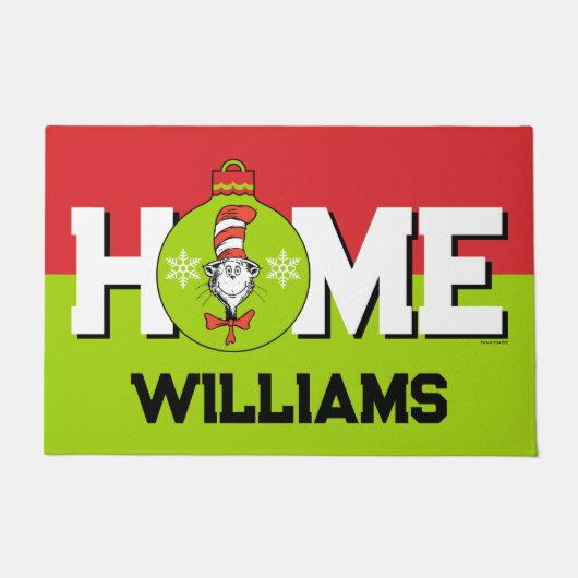 Dr. Seuss | Die Katze in einem Hut im Klassiker Fußmatte (Vorderseite)