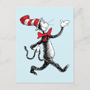 Dr. Seuss Die Katze mit dem Hut Laufsteg Postkarte