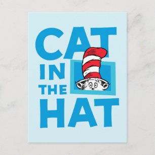 Dr. Seuss Die Katze mit dem Hut Logo Postkarte