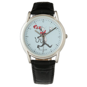 Dr. Seuss Die Katze mit Hut auf dem Katzenweg Armbanduhr