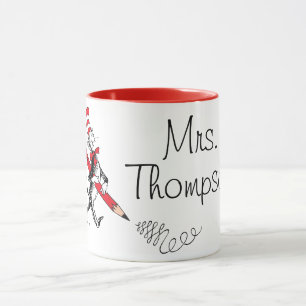 Dr. Seuss   Die Katze mit Hut Geschriebener Name Tasse