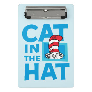 Dr. Seuss Die Katze mit Hut Logo Mini Klemmbrett