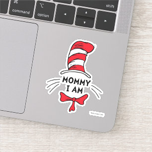 Dr. Seuss   Die Katze mit Hut - Mami ich bin Aufkleber