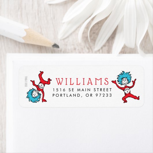 Dr. Seuss, die zwei Dinge | Twins Baby Dusche (Insitu)