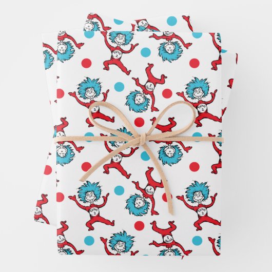 Dr. Seuss, die zwei Dinge | Twins Baby Dusche Geschenkpapier Set (Beispiel)